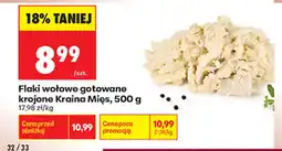 Biedronka Flaki wołowe gotowane krojone Kraina Mięs oferta