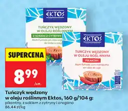 Biedronka Tuńczyk wędzony w oleju roślinnym Ektos oferta