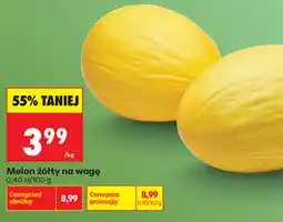 Biedronka Melon żółty na wagę oferta