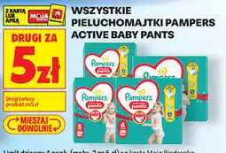 Biedronka Pieluchomajtki Pampers Active Baby Pants oferta
