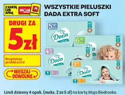 Biedronka Pieluszki Dada Extra Soft oferta