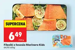 Biedronka Fileciki z łososia Marinero Kids oferta
