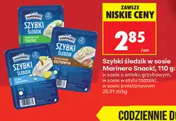 Biedronka Szybki śledzik w sosie Marinero Snacki oferta