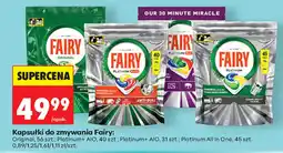 Biedronka Kapsułki do zmywania Fairy oferta