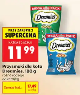 Biedronka Przysmaki dla kota Dreamies oferta