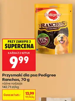Biedronka Przysmaki dla psa Pedigree Ranchos oferta
