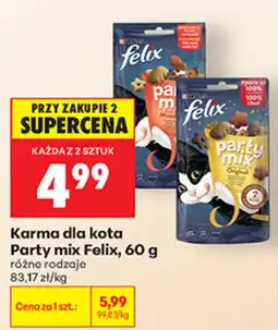 Biedronka Karma dla kota Party mix Felix oferta