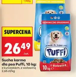 Biedronka Sucha karma dla psa Puffi oferta