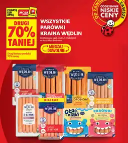 Biedronka Parówki z szynki Kraina Wędlin oferta