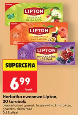 Biedronka Herbatka owocowa Lipton oferta