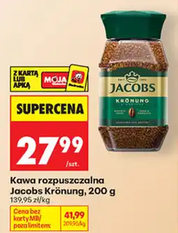 Biedronka Kawa rozpuszczalna Jacobs Krönung oferta