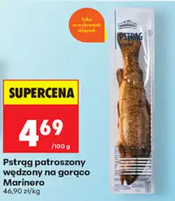 Biedronka Pstrąg patroszony wędzony na gorąco Marinero oferta