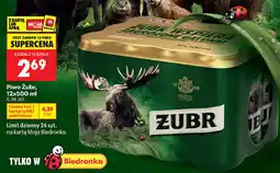 Biedronka Piwo Żubr oferta