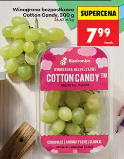 Biedronka Winogrona Bezpestkowe Cotton Candy oferta