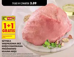 Biedronka Szynka Wieprzowa Bez Kości Pakowana Próżniowo Kraina Mięs oferta