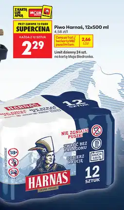 Biedronka Piwo Harnas oferta