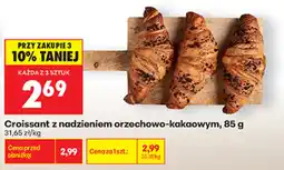 Biedronka Croissant z nadzieniem orzechowo-kakaowym oferta
