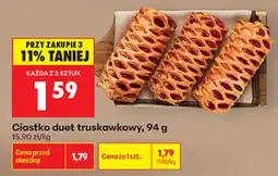 Biedronka Ciastko duet truskawkowy oferta