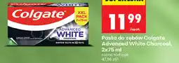 Biedronka Pasta do zębów Colgate Advanced White Charcoal oferta