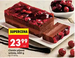 Biedronka Ciasto pijana wiśnia oferta