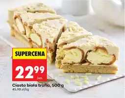 Biedronka Ciasto biała trufla oferta