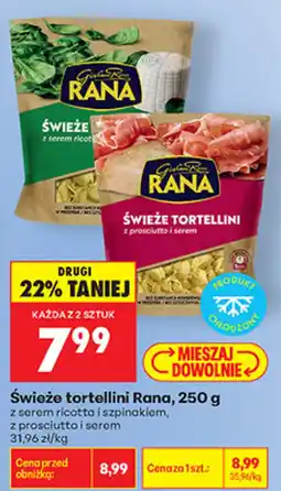 Biedronka Świeże tortellini Rana oferta