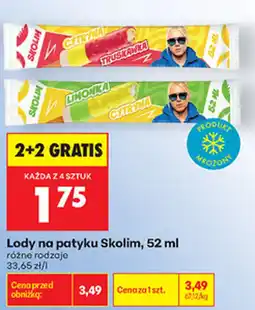 Biedronka Lody na patyku Skolim oferta