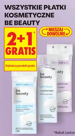 Biedronka Płatki kosmetyczne be beauty oferta