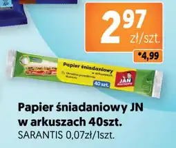 Jubilat Papier śniadaniowy JN oferta