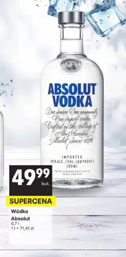 Delikatesy Centrum Wódka Absolut oferta