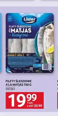 Selgros Filety śledziowe a'la Matjas Lisner oferta