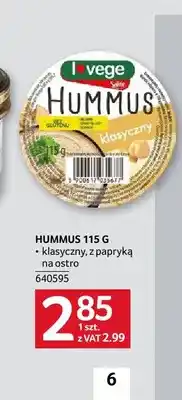 Selgros Hummus klasyczny I Vege oferta