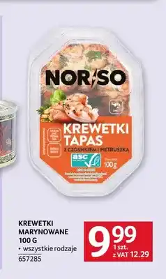 Selgros Krewetki marynowane Norso oferta