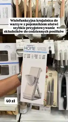 Pepco Krajalnica do warzyw z pojemnikiem Pepco Home oferta