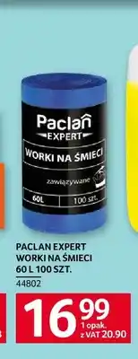 Selgros Worki na śmieci 60 l Paclan Expert oferta