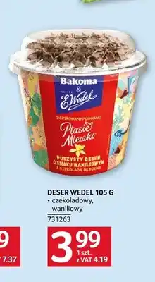 Selgros Deser Wedel waniliowy Bakoma oferta