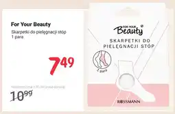 Rossmann Skarpetki do pielęgnacji stóp For Your Beauty oferta
