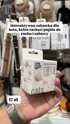 Pepco Interaktywna zabawka dla kota For Pets Pet Electric Ball oferta