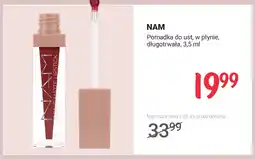 Rossmann Pomadka do ust w płynie długotrwała NAM oferta