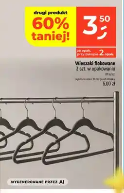 Dealz Wieszaki flokowane 3 szt oferta