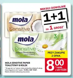 Selgros Papier toaletowy Mola Sensitive 8-pak oferta