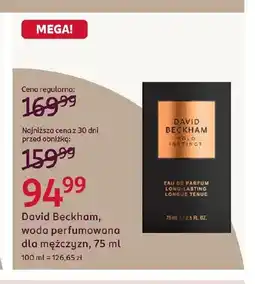 Rossmann Woda perfumowana dla mężczyzn David Beckham oferta