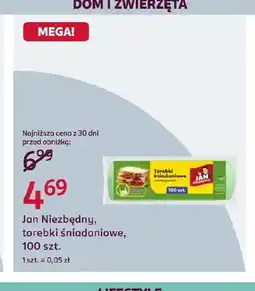 Rossmann Torebki śniadaniowe Jan Niezbędny oferta