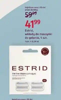 Rossmann Wkłady do maszynki do golenia Estrid oferta