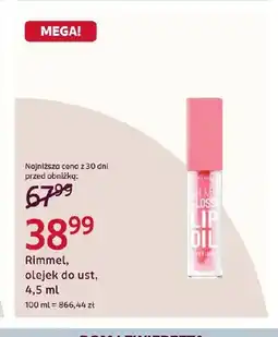Rossmann Olejek do ust Rimmel oferta