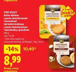 Lidl Kotlet mielony z purée ziemniaczanym i buraczkami Chef Select oferta