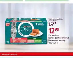 Rossmann Karma pełnoporcjowa dla kotów Purina One 4-pak oferta