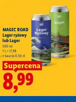 Lidl Piwo Magic Road Lager oferta