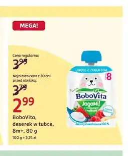 Rossmann Deserek w tubce 8 m+ BoboVita oferta