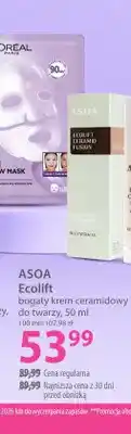 Hebe Bogaty krem ceramidowy do twarzy Ecolift Asoa oferta
